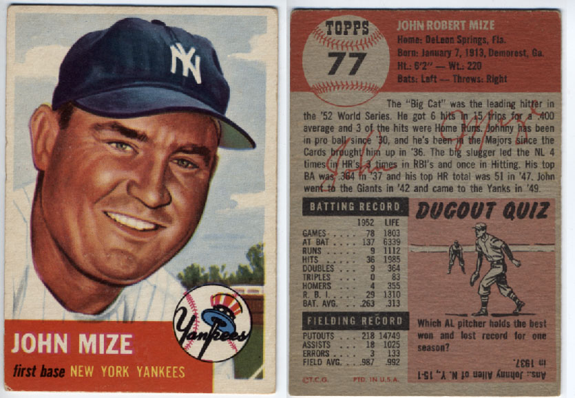 Buy Vintage Baseball Cards 7